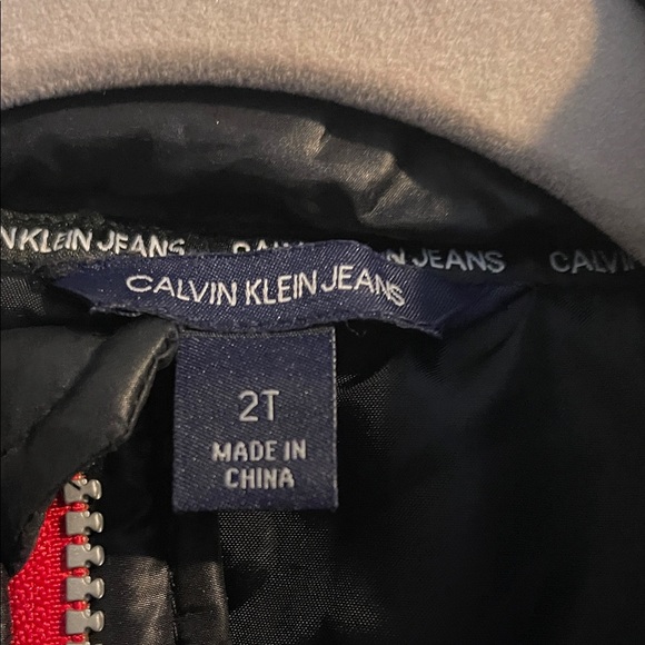 Calvin Klein Jeans Black Vest with Red Accent - Picture 3 of 5